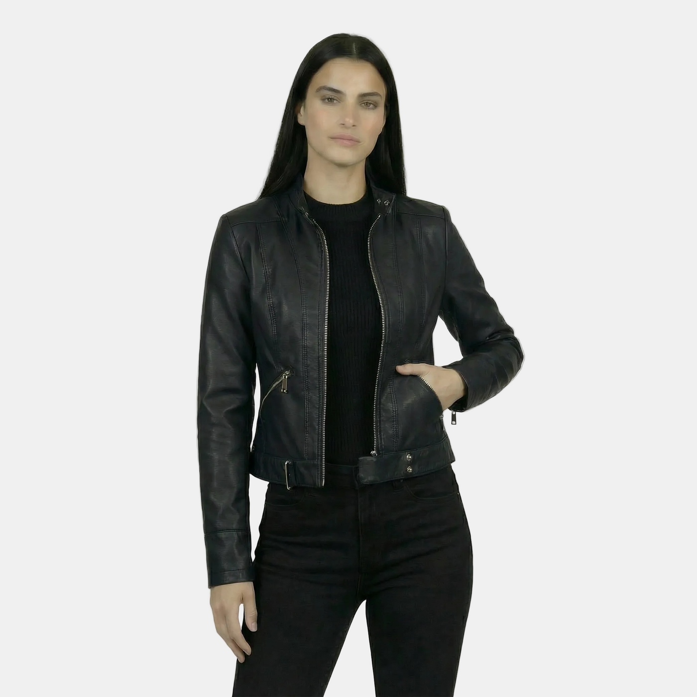 Chaqueta para Mujer con Cremallera Frontal