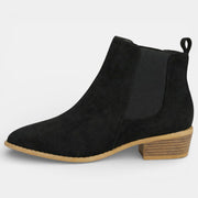 Botines de Ante Para Mujer