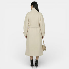 Abrigo Largo de Lana y Cashmere para Mujer