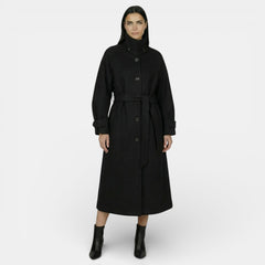 Abrigo Largo de Lana y Cashmere para Mujer