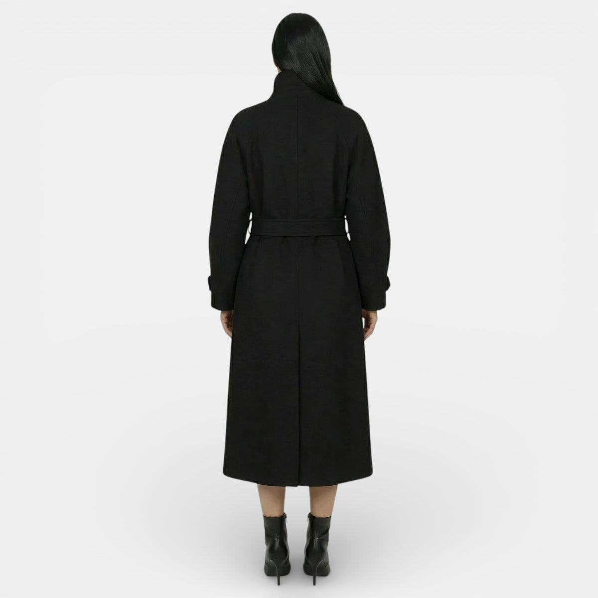 Abrigo Largo de Lana y Cashmere para Mujer