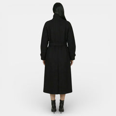 Abrigo Largo de Lana y Cashmere para Mujer