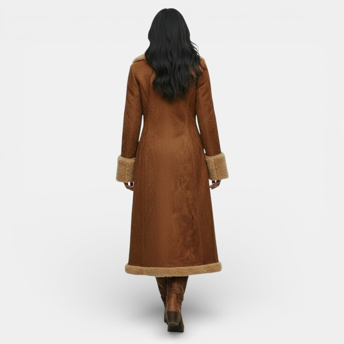 Abrigo Vaquero Vintage con Peluche para Mujer | Estilo Retro