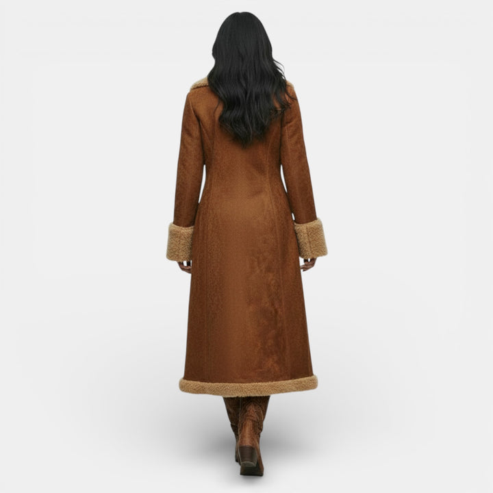 Abrigo Vaquero Vintage con Peluche para Mujer | Estilo Retro