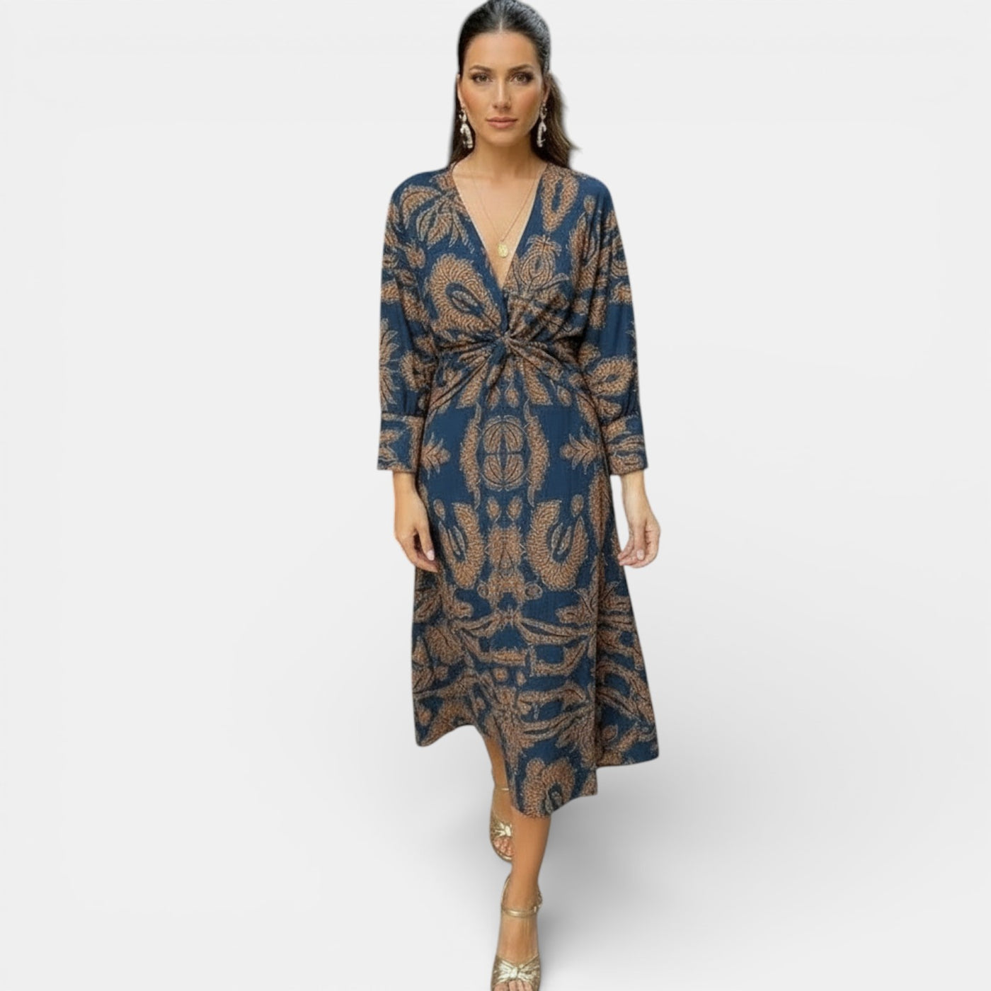 Elegant Floral Maxi Dress