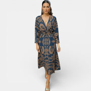 Elegant Floral Maxi Dress