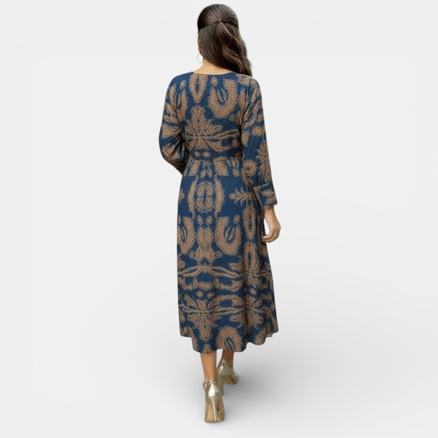 Elegant Floral Maxi Dress