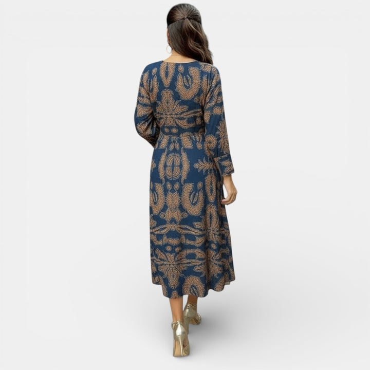 Vestido Maxi Floral Elegante
