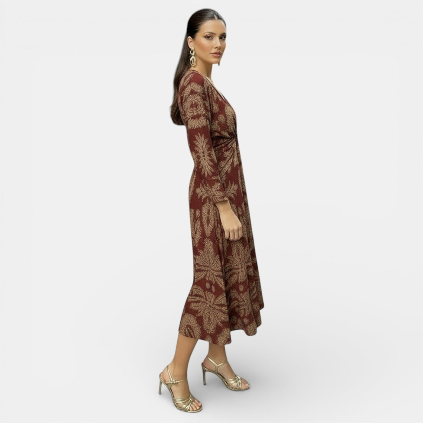 Elegant Floral Maxi Dress