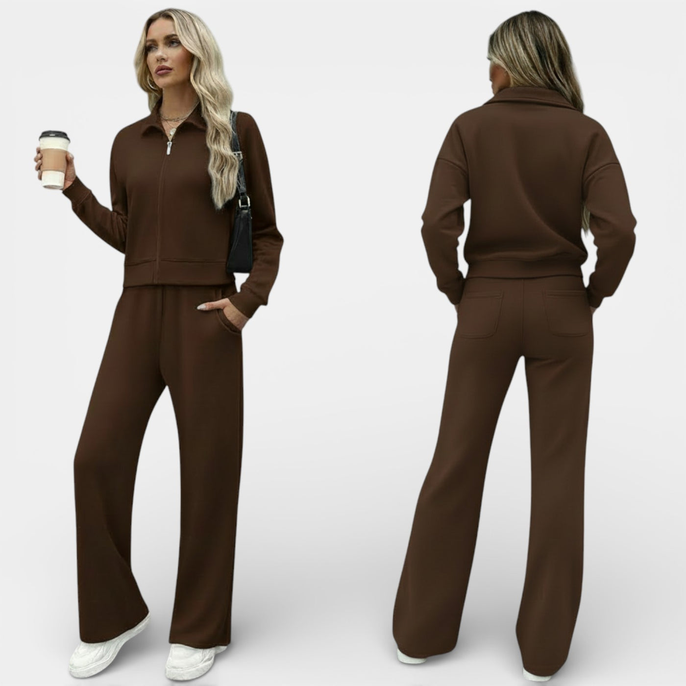 Conjunto Deportivo Mujer con Sudadera y Pantalón