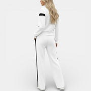 Conjunto Deportivo Mujer con Sudadera y Pantalón Ancho