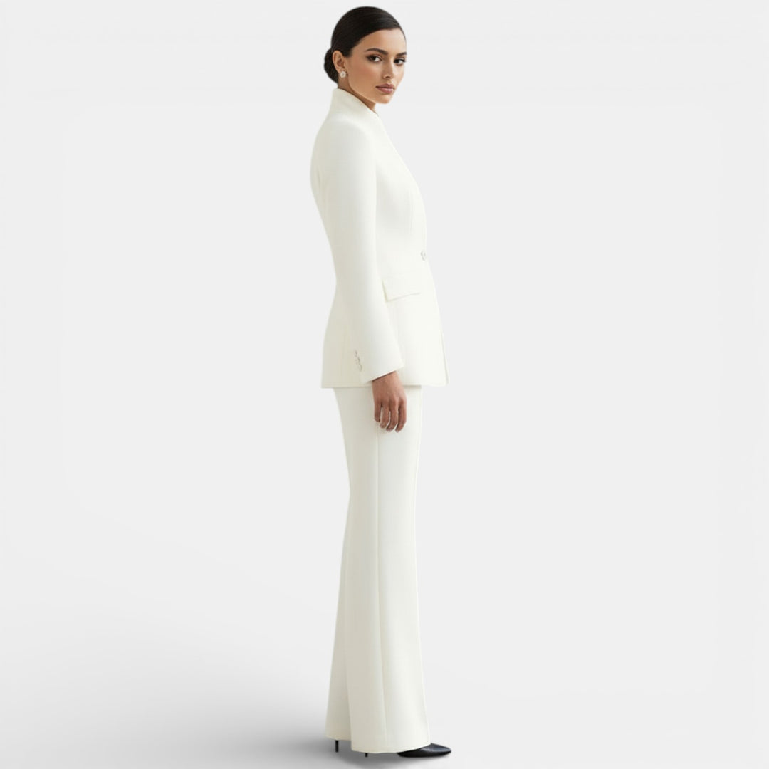 Conjunto de Traje Elegante para Mujer | Chaqueta y Pantalón Profesional