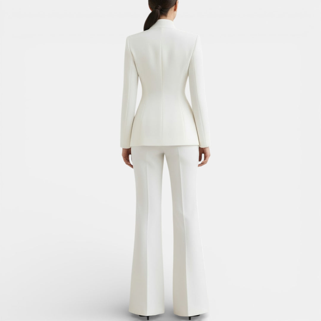 Conjunto de Traje Elegante para Mujer | Chaqueta y Pantalón Profesional