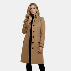 Abrigo Trench de Lana Atemporal para Mujer