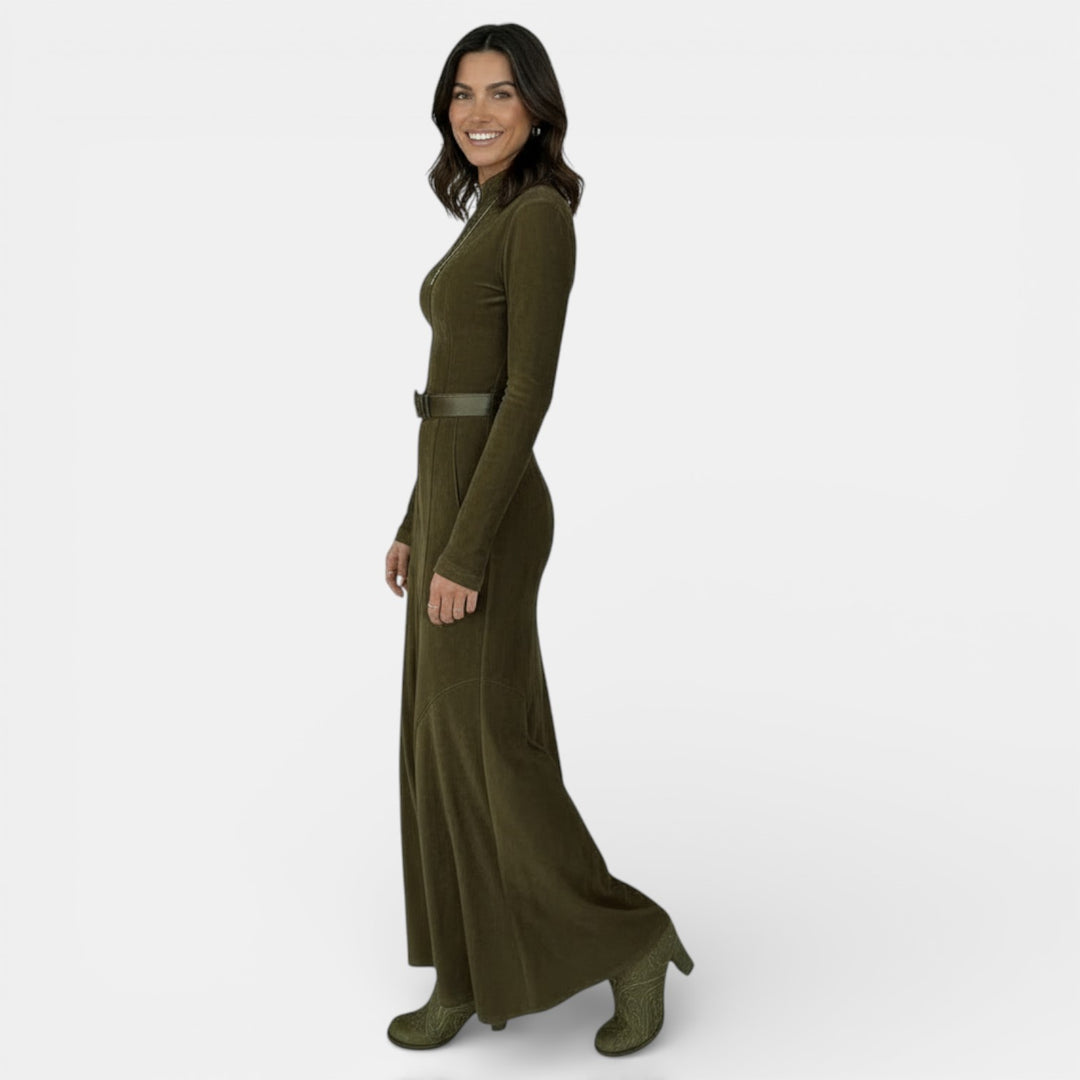 Vestido Ajustado con Cremallera para Mujer