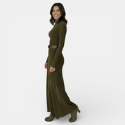 Women's Zip-Up Bodycon Dress