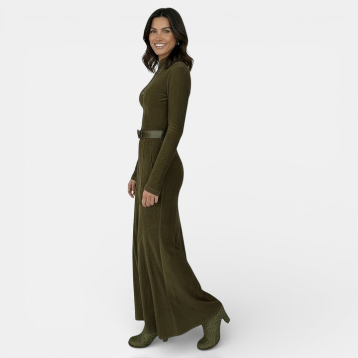 Vestido Ajustado con Cremallera para Mujer