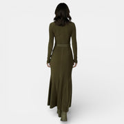 Women's Zip-Up Bodycon Dress