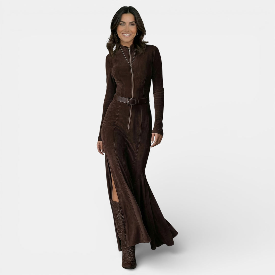 Vestido Ajustado con Cremallera para Mujer