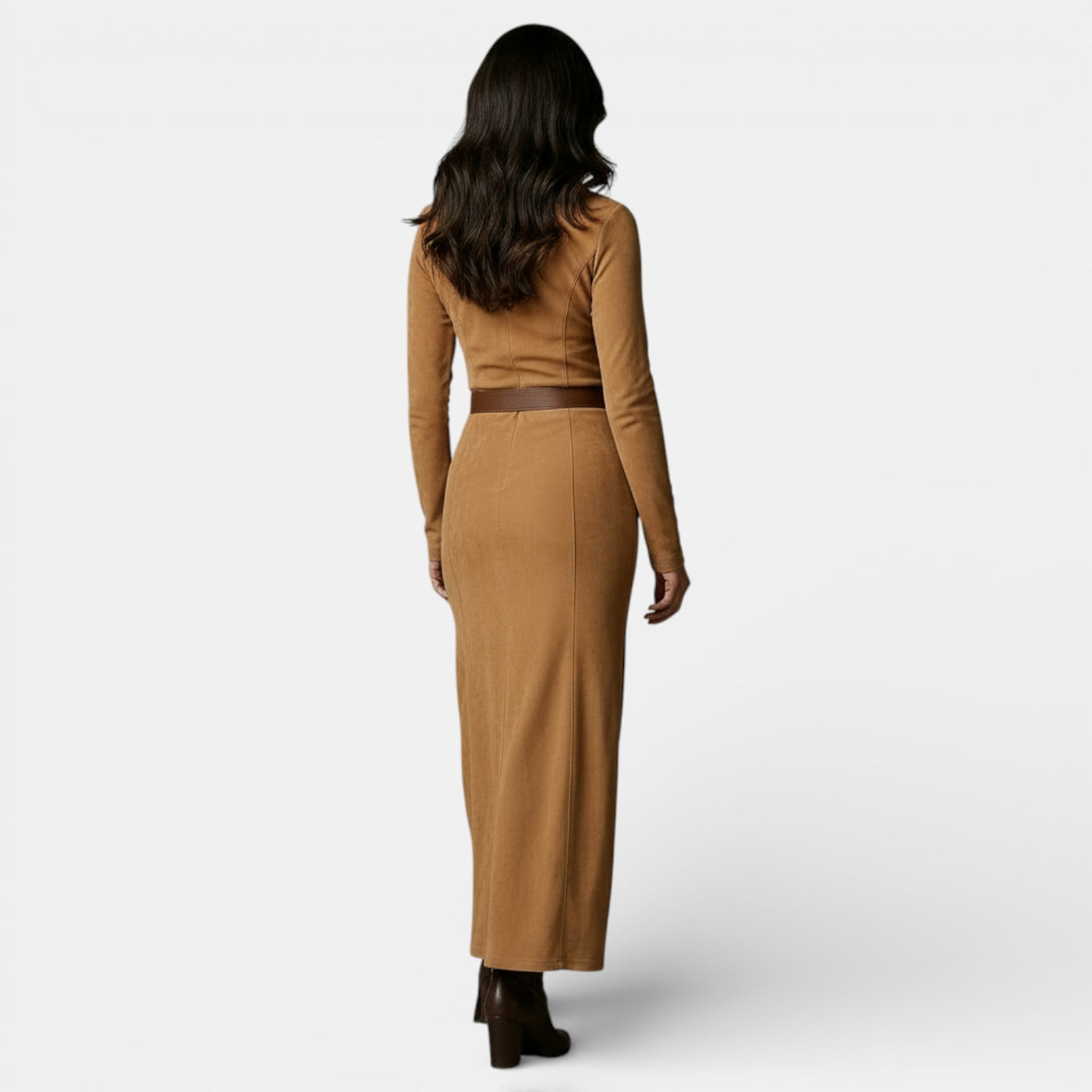 Women's Zip-Up Bodycon Dress