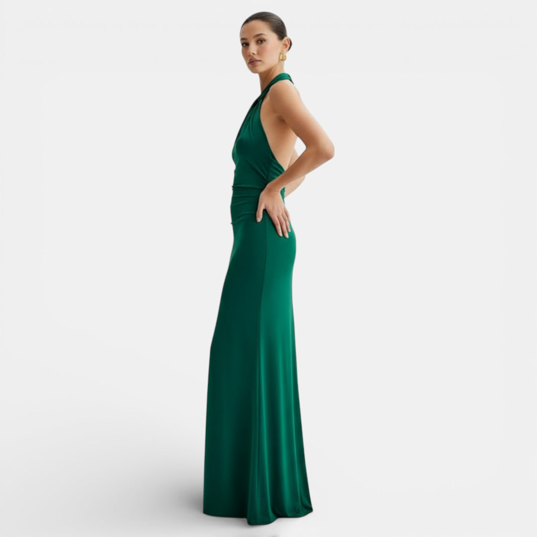 Vestido Maxi Bodycon Halter para Mujer