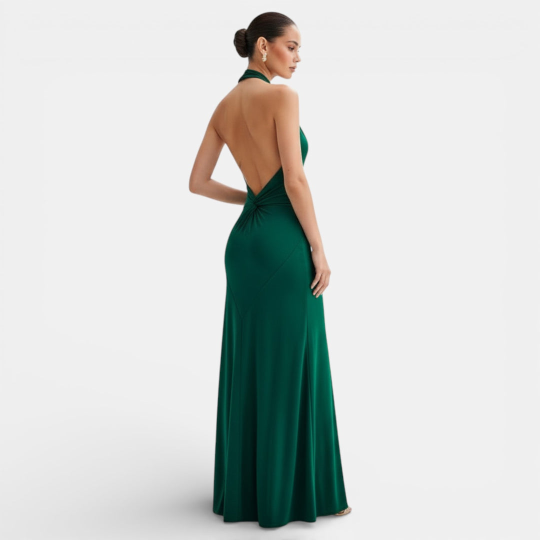 Vestido Maxi Bodycon Halter para Mujer