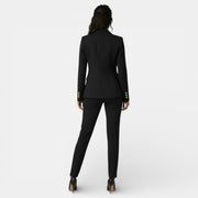 Women's Office Set with Blazer and Slim Pants
