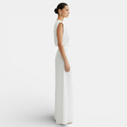 Women's Sleeveless Wide Leg Pant Set