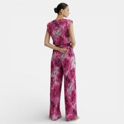 Women's Sleeveless Wide Leg Pant Set