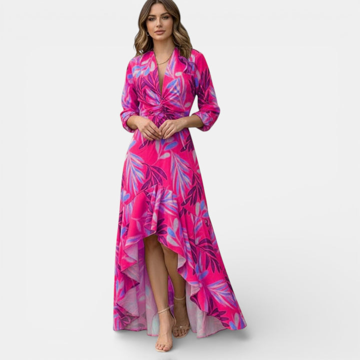 Vestido Elegante Estampado Mujer