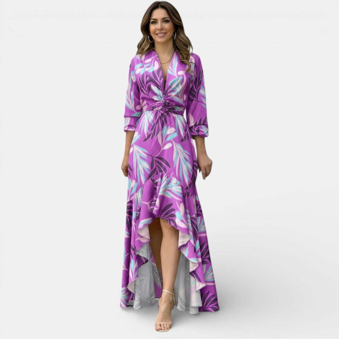 Vestido Elegante Estampado Mujer
