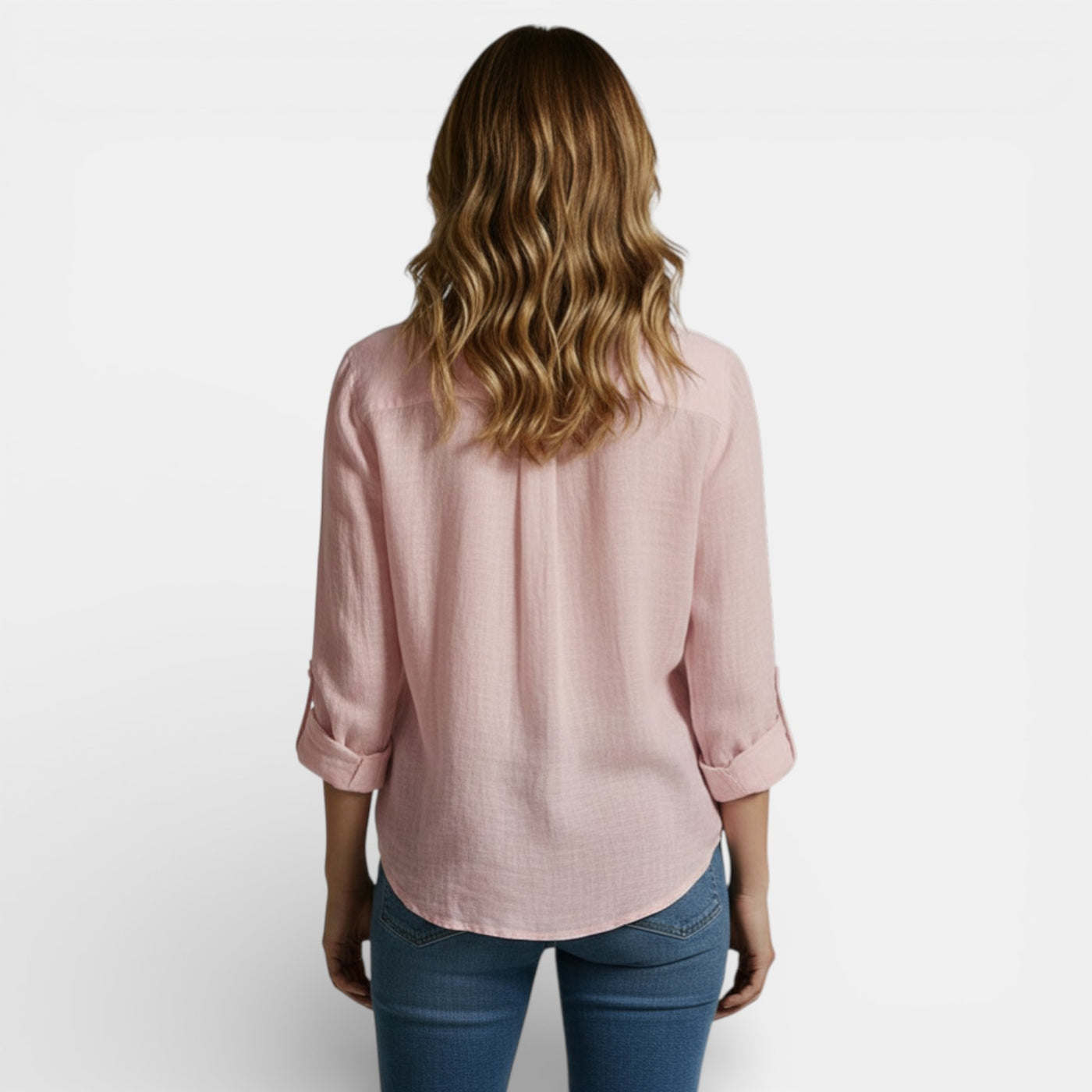 Blusa Mujer Primavera con Botones Elegante