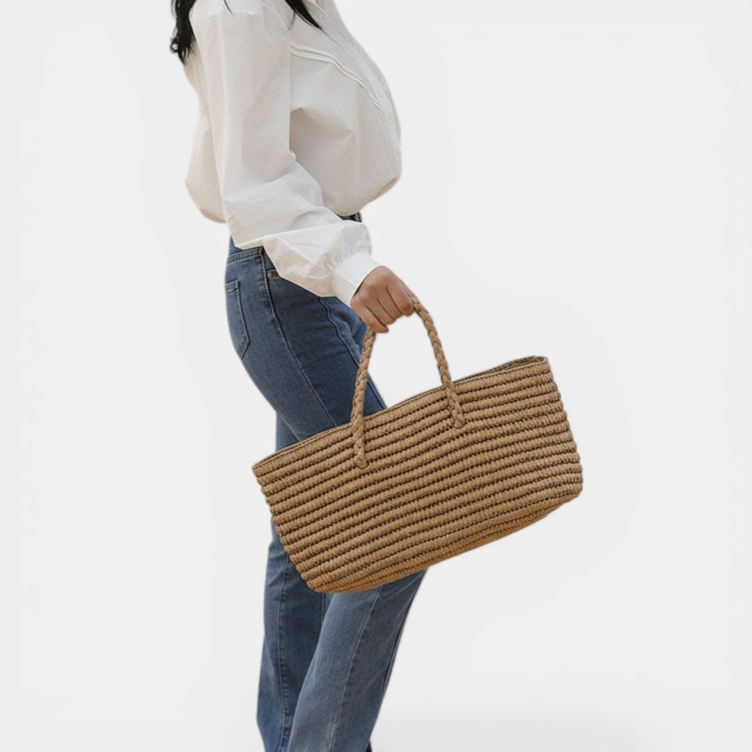 Bolso de Playa de Rafia para Mujer