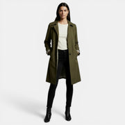 Women's Long Waterproof Trench Coat