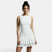 Women's Slim Fit Sleeveless Elegant Mini Dress
