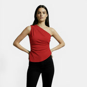 Elegant Cross-Front Top for Women, Spring Slim Fit Chic Fashion