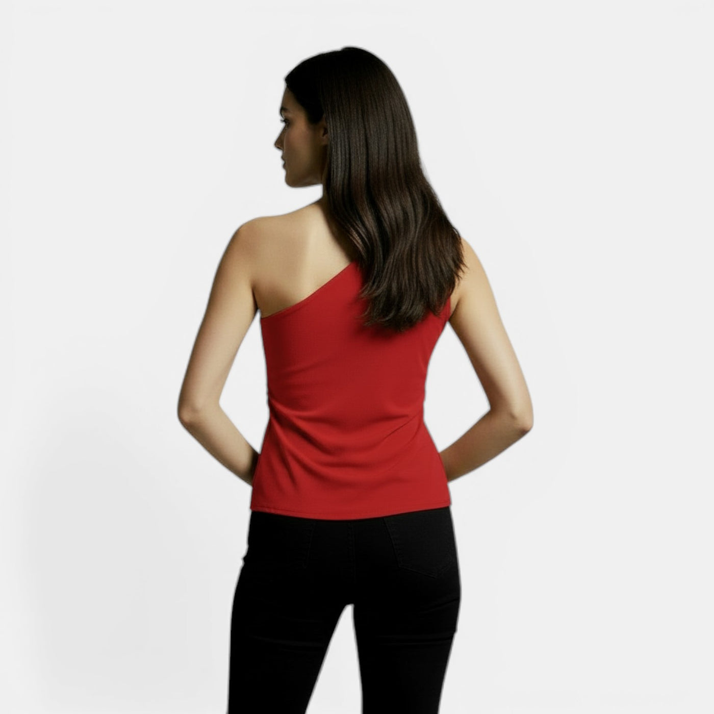 Elegant Cross-Front Top for Women, Spring Slim Fit Chic Fashion