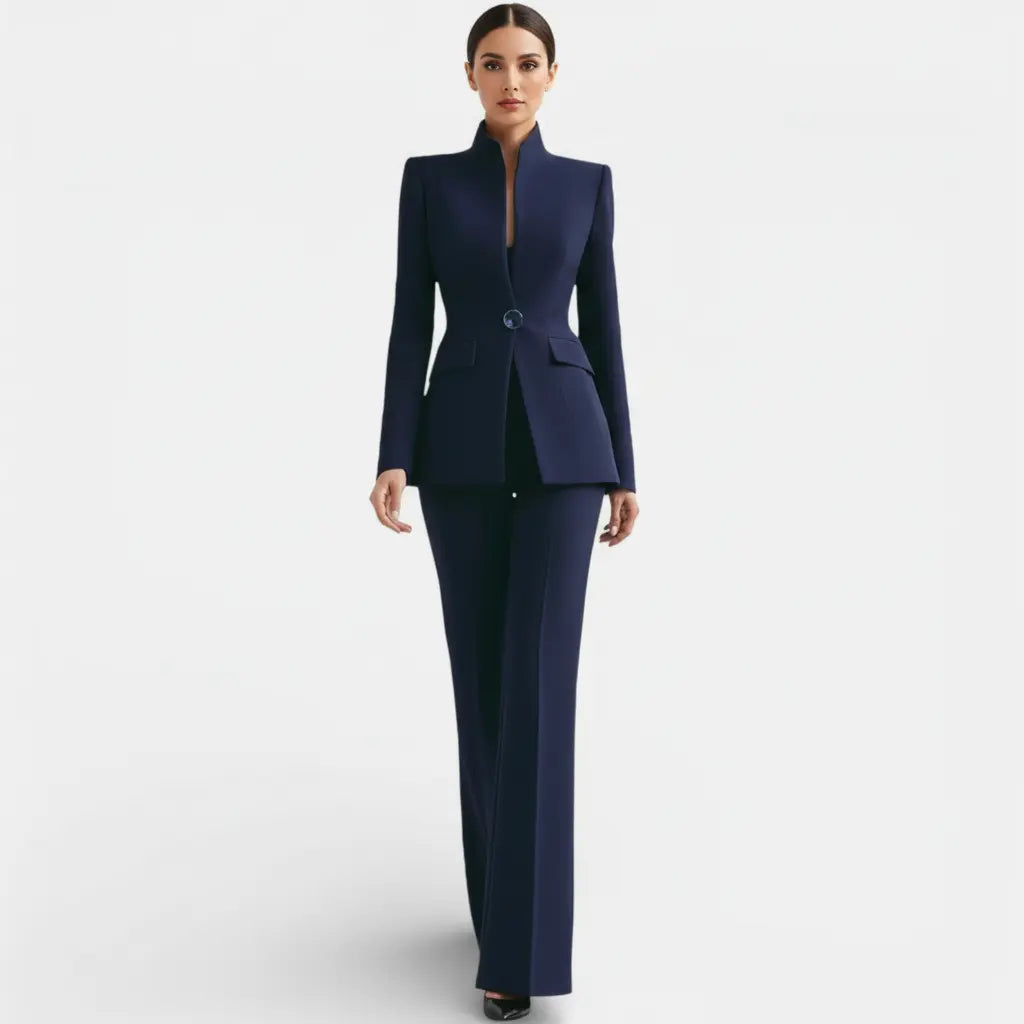 Conjunto de Traje Elegante para Mujer | Chaqueta y Pantalón Profesional