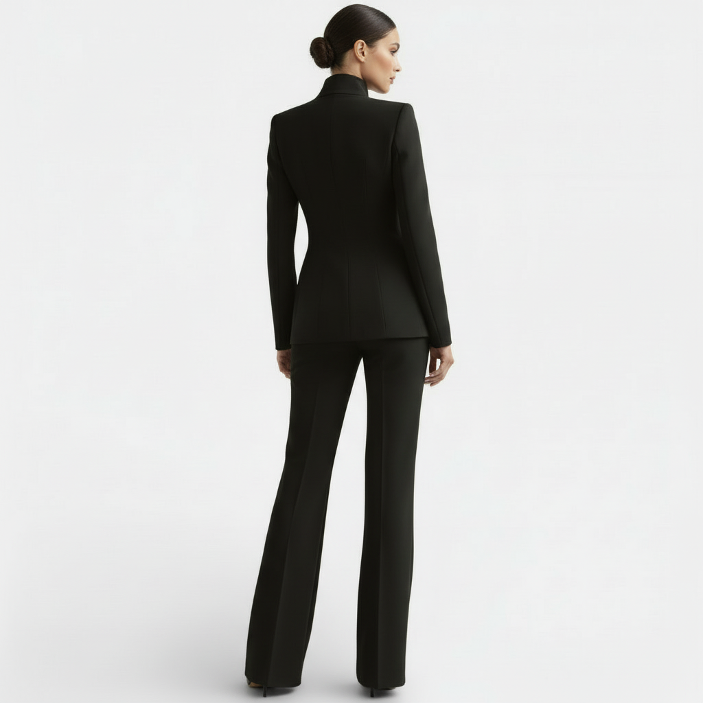 Conjunto de Traje Elegante para Mujer | Chaqueta y Pantalón Profesional