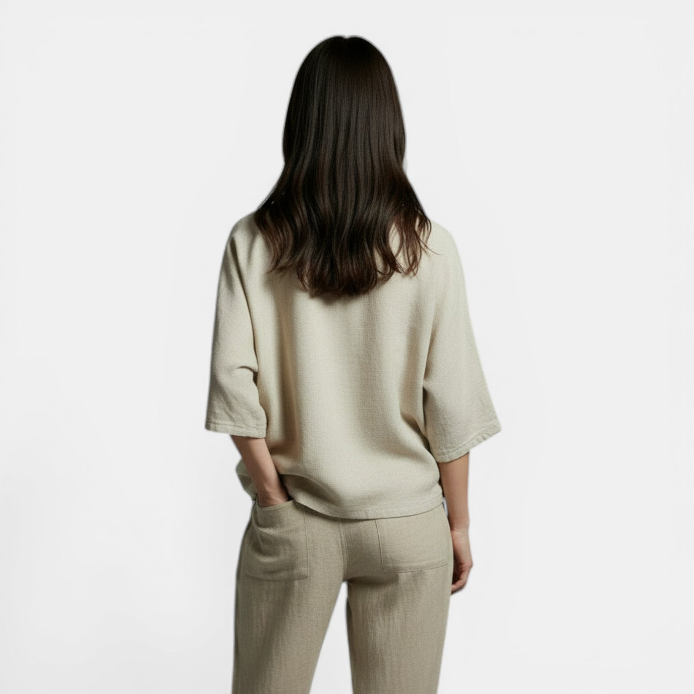 Women's Oversized Cotton Linen Loose T-Shirt