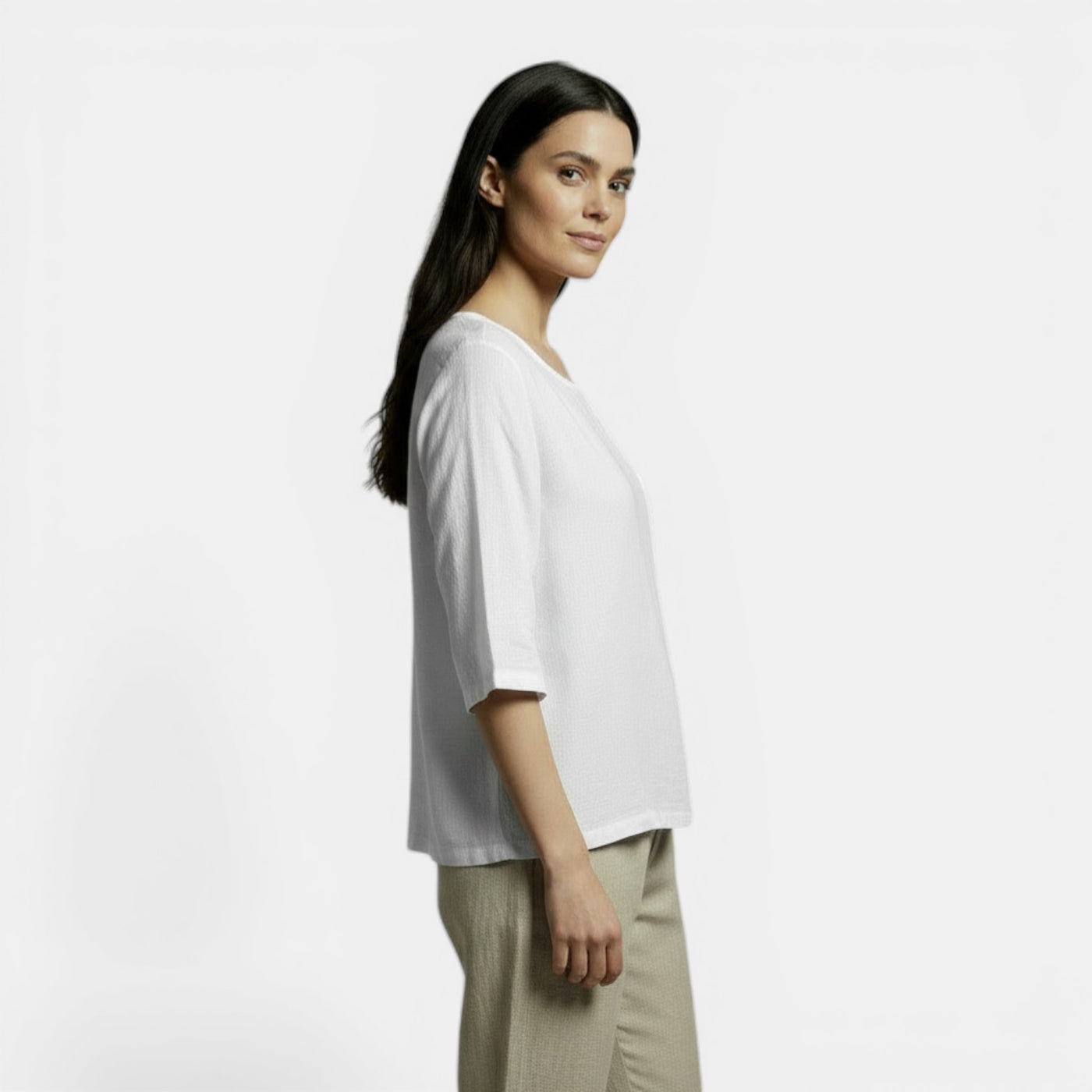 Women's Oversized Cotton Linen Loose T-Shirt