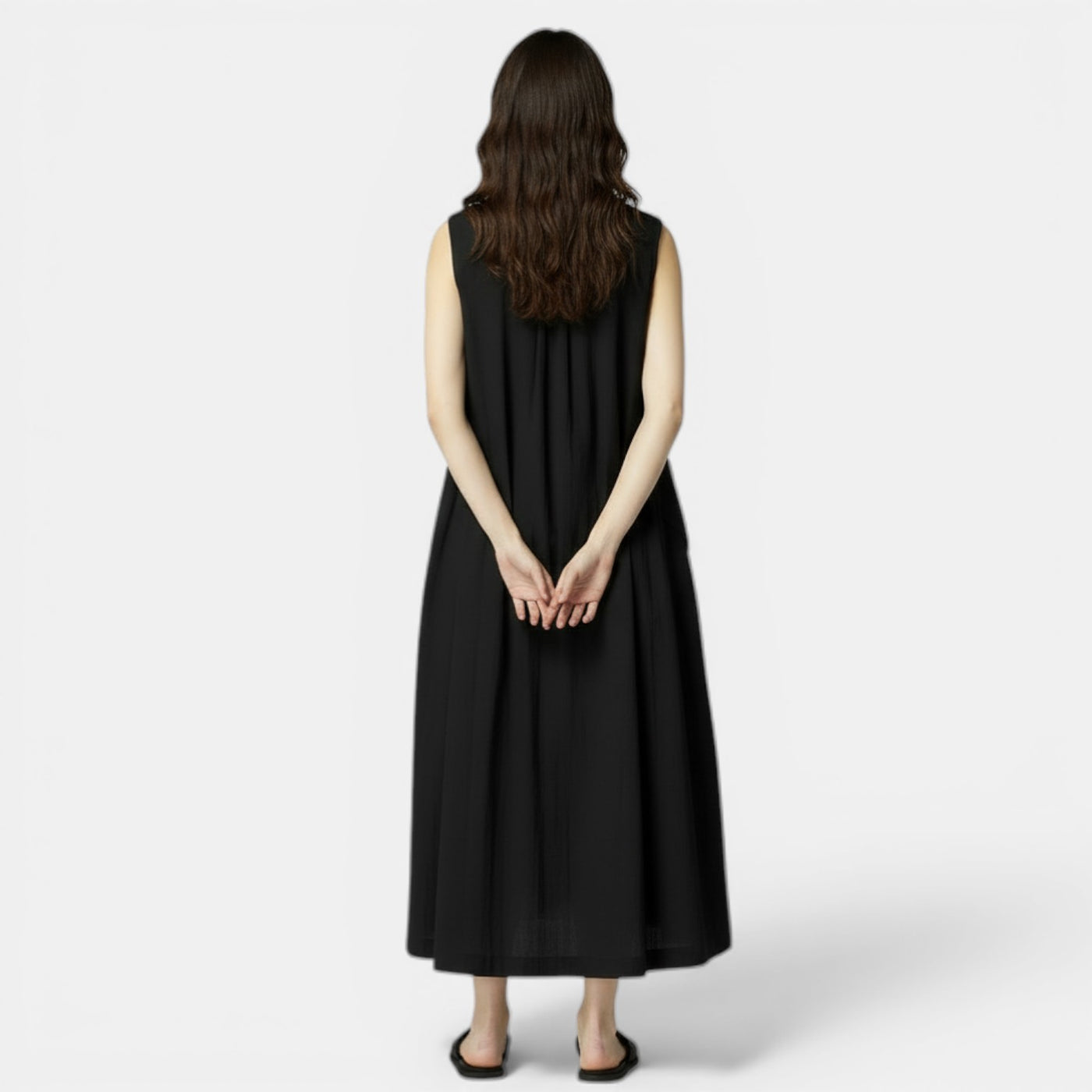 Women's Cotton Linen Vest Dress