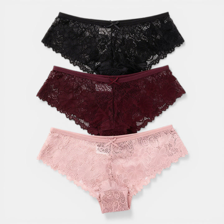 Pack de 3 Bragas Mujer – Ropa Interior Cómoda y Versátil