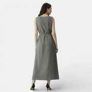Vestido Mujer Algodón Lino Verano