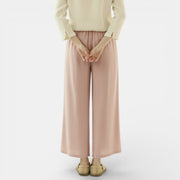 Women's Summer Linen and Cotton Wide-Leg Pants