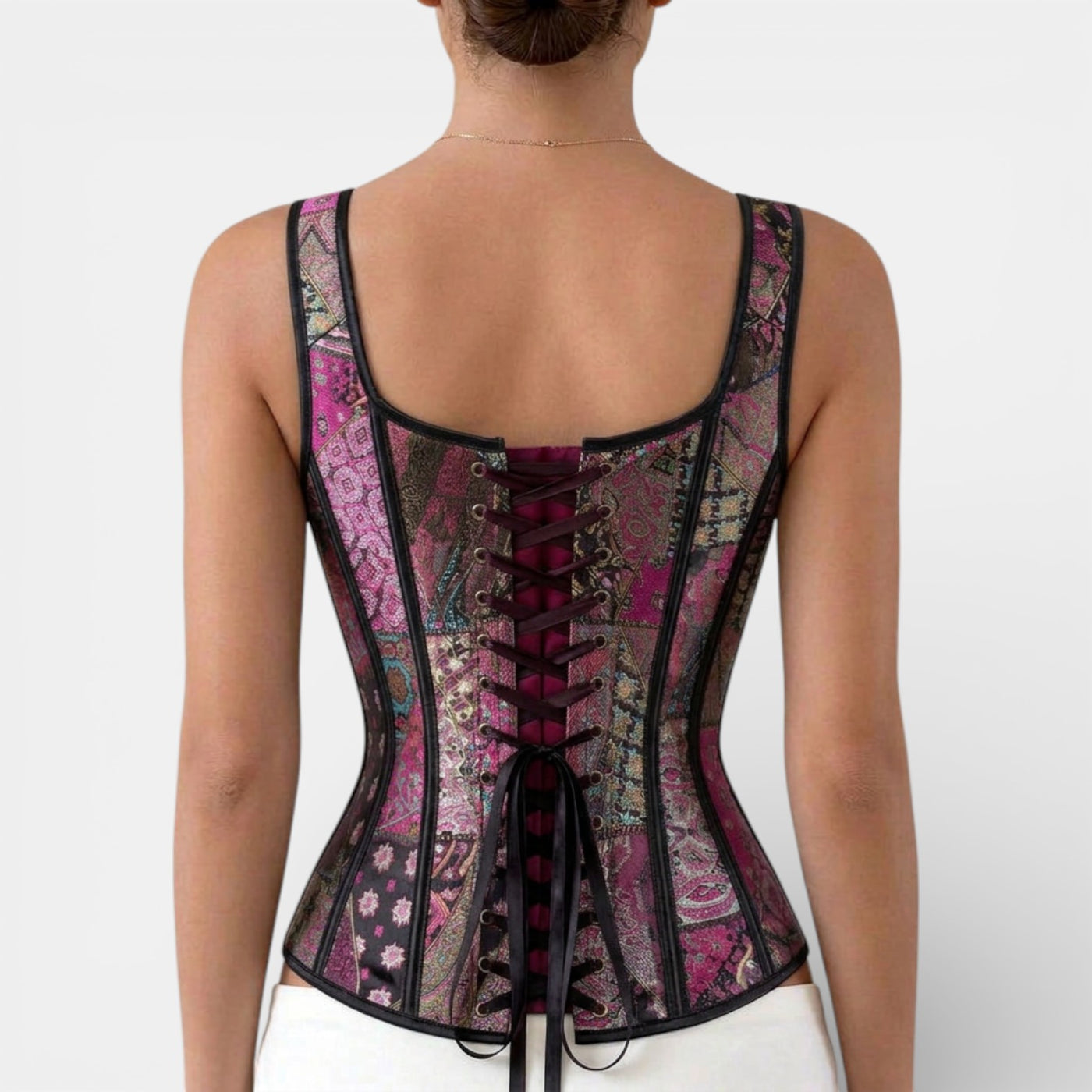 Women's Elegant Jacquard Retro Corset