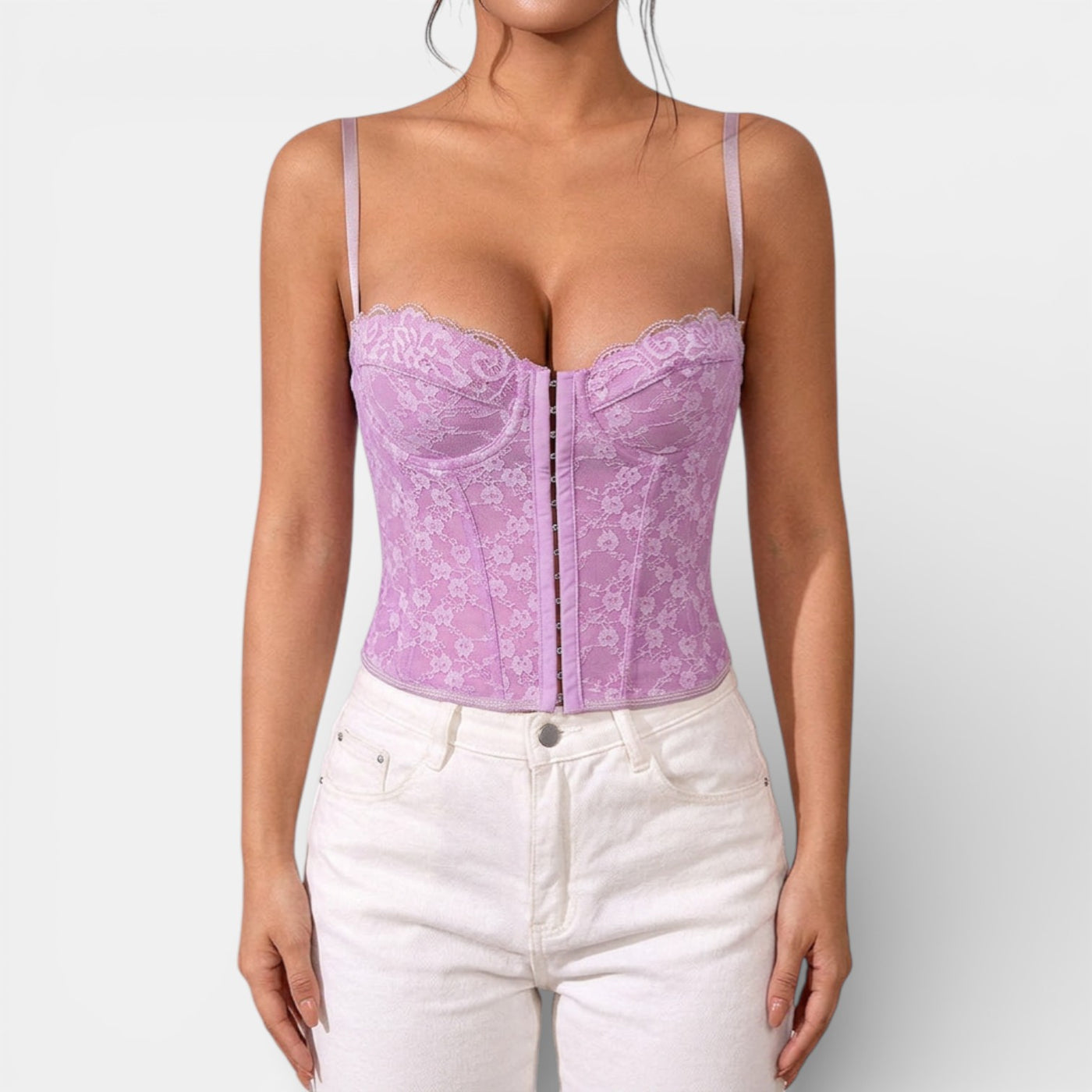 Women's Elegant and Comfortable Lace Bustier Top