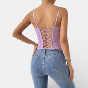 Women's Elegant and Comfortable Lace Bustier Top
