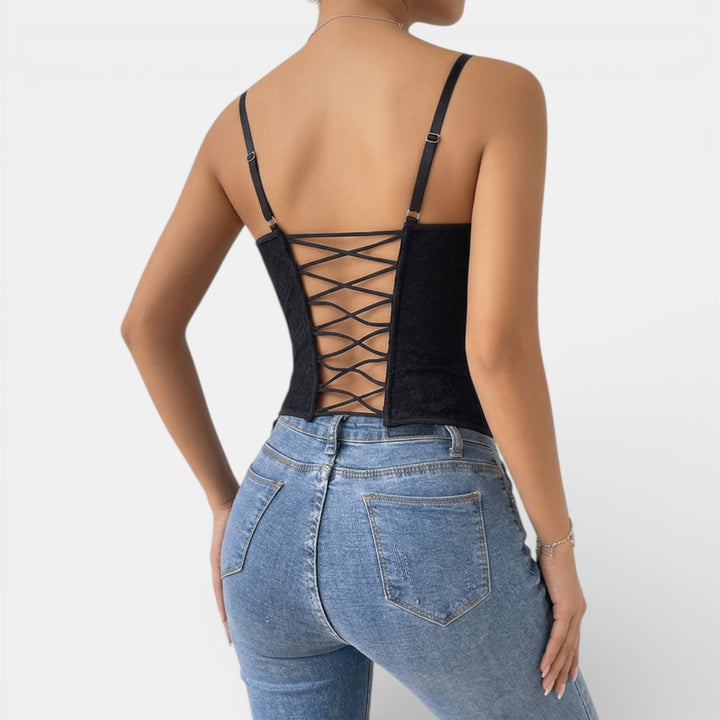 Top Bustier de Encaje Mujer Elegante y Cómodo
