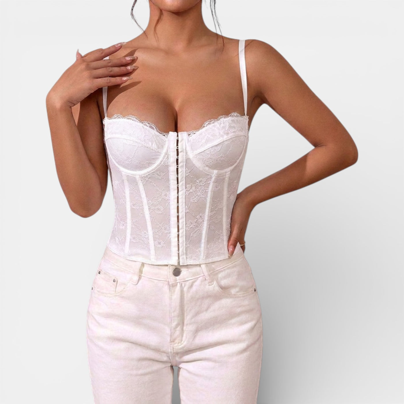 Women's Elegant and Comfortable Lace Bustier Top